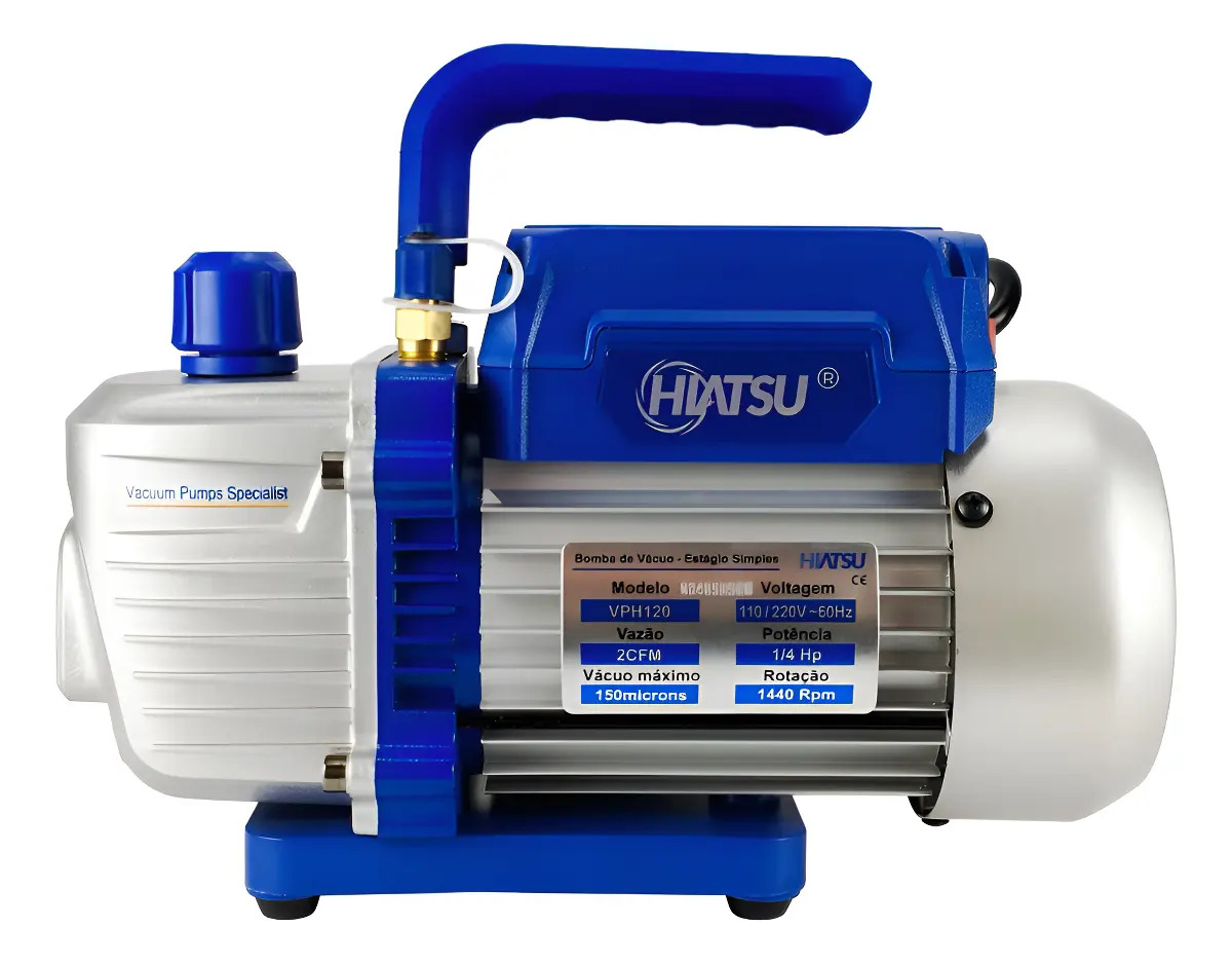 Bomba Vácuo 2cfm Vph120 Hiatsu Refrigeração Automotiva