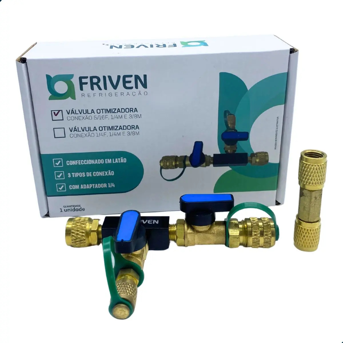 Valvula Otimizadora 5/16f X 1/4m X 3/8m C/ Adapt 1/4 Friven