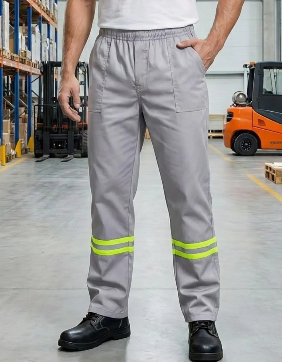 Calça Masculina De Brim Ideal Para Trabalho Uniforme