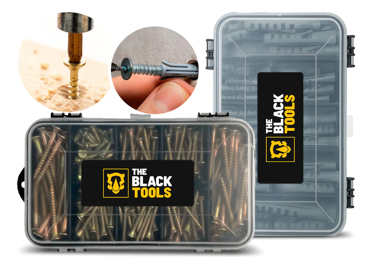 Maleta De Parafusos E Buchas 99 Peças The Black Tools