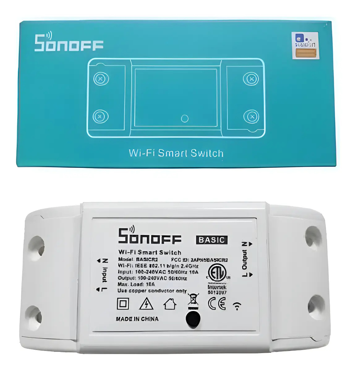 Interruptor Sonoff Basic R2 Wifi Automação Alexa E Google