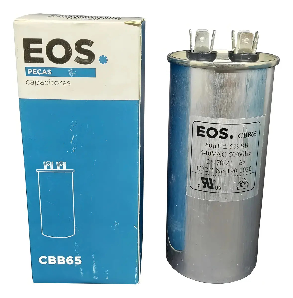 Capacitor Partida 60uf Ar Condicionado Split 440v Cbb65 Eos