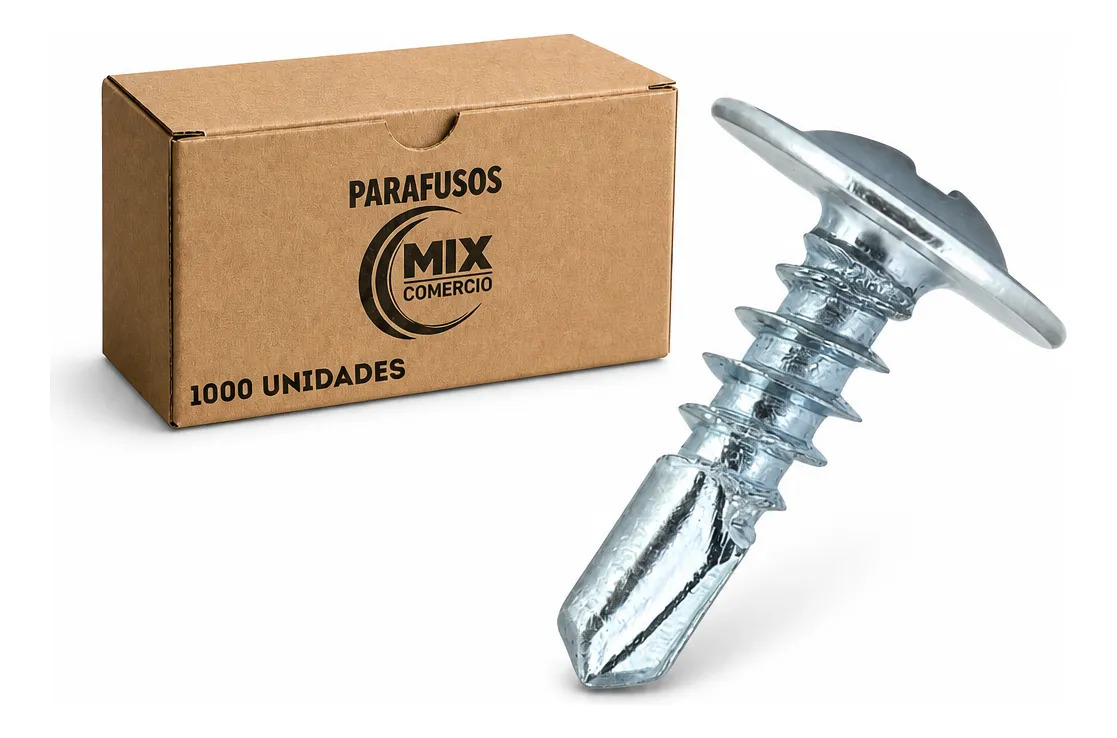 Parafuso Autobrocante Flangeado Phillips 4,2x13 Cx 1000pcs