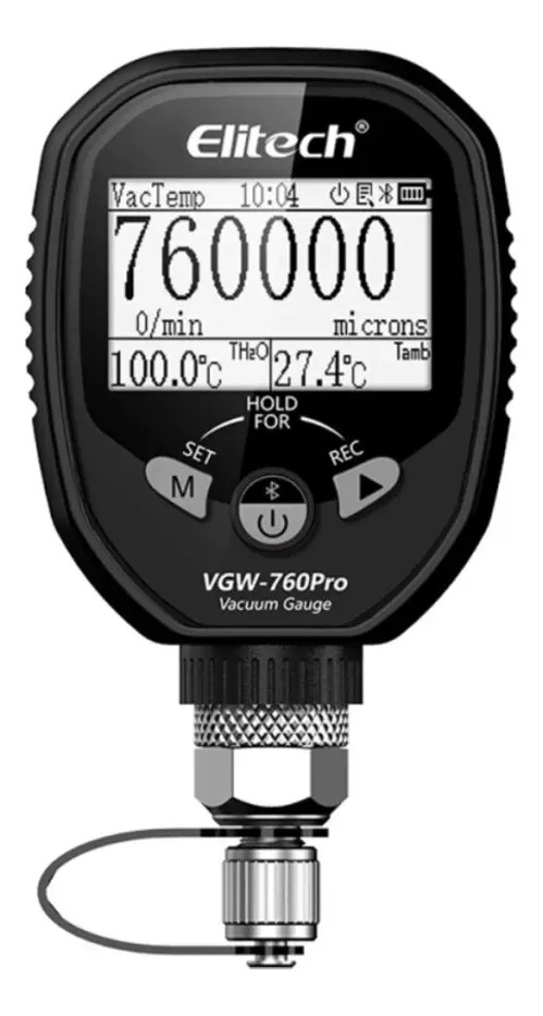 Vacuômetro Profissional Vgw-760 Pro Bluetooth Elitech C/nfe