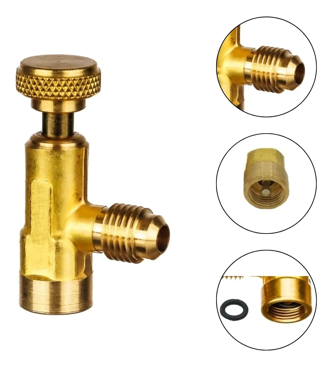 Válvula Perfuradora Para Garrafa R22 R134a R404a R600 Lata