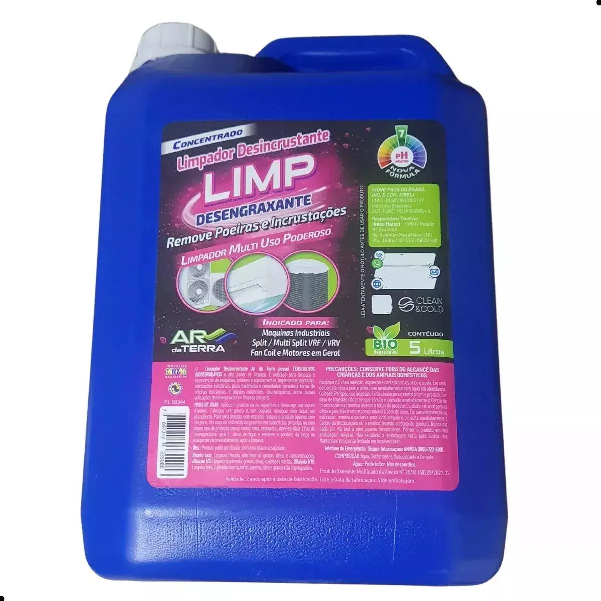 Limpador Desincrustante Limpeza Ar Condicionado E Geladeira