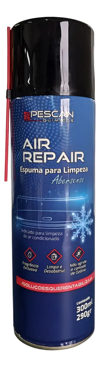 Espuma para Limpeza de Ar Condicionado Pescan Air Repair 300ml