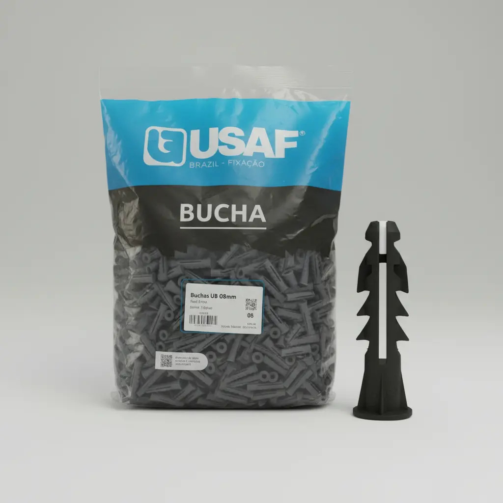 Bucha 8 Mm Usaf Convencional Com Anel Com 1000 Unidades