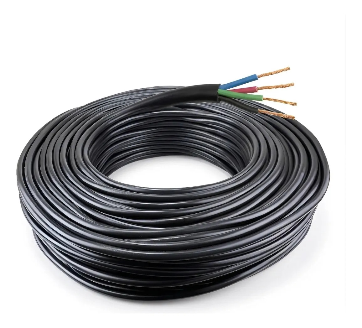 Cabo Pp 4x1,5 Flexível 10mts Mais Facilidade Na Instalação