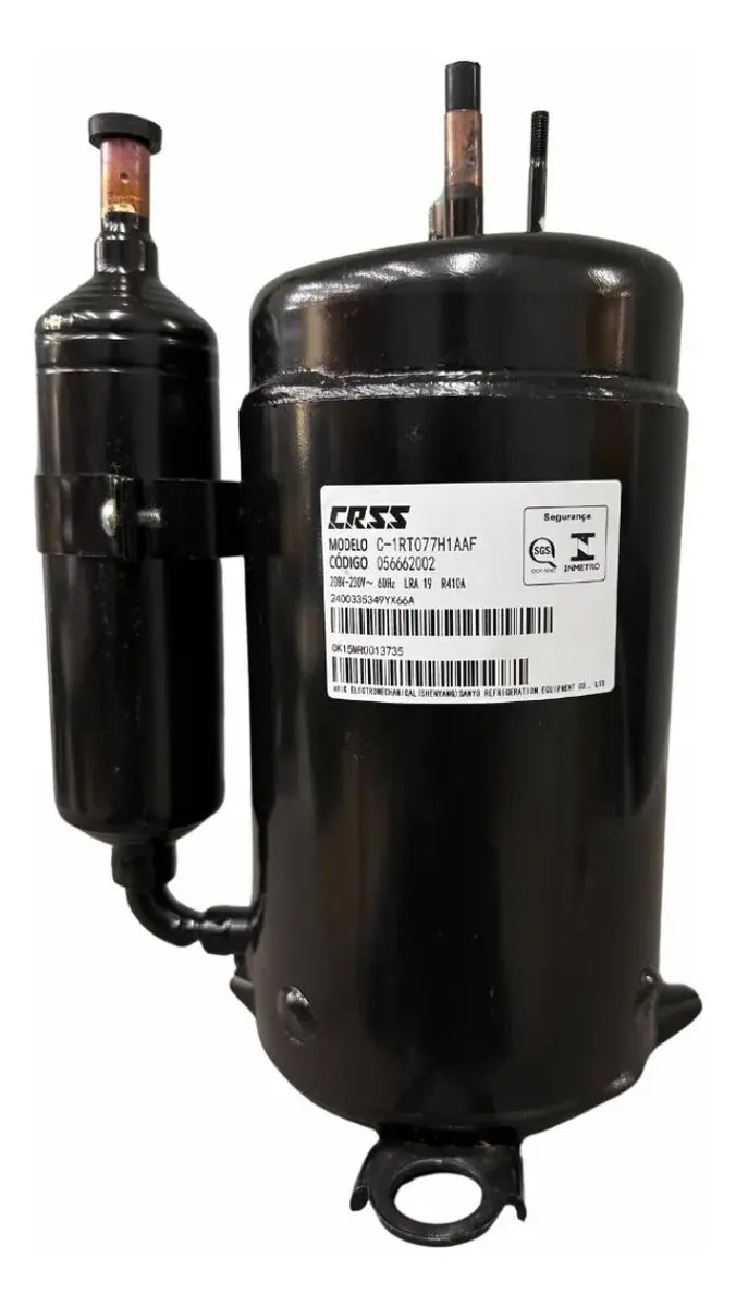 Compressor Rotativo Ar Split 9000 10000 Btus R-410a Crss
