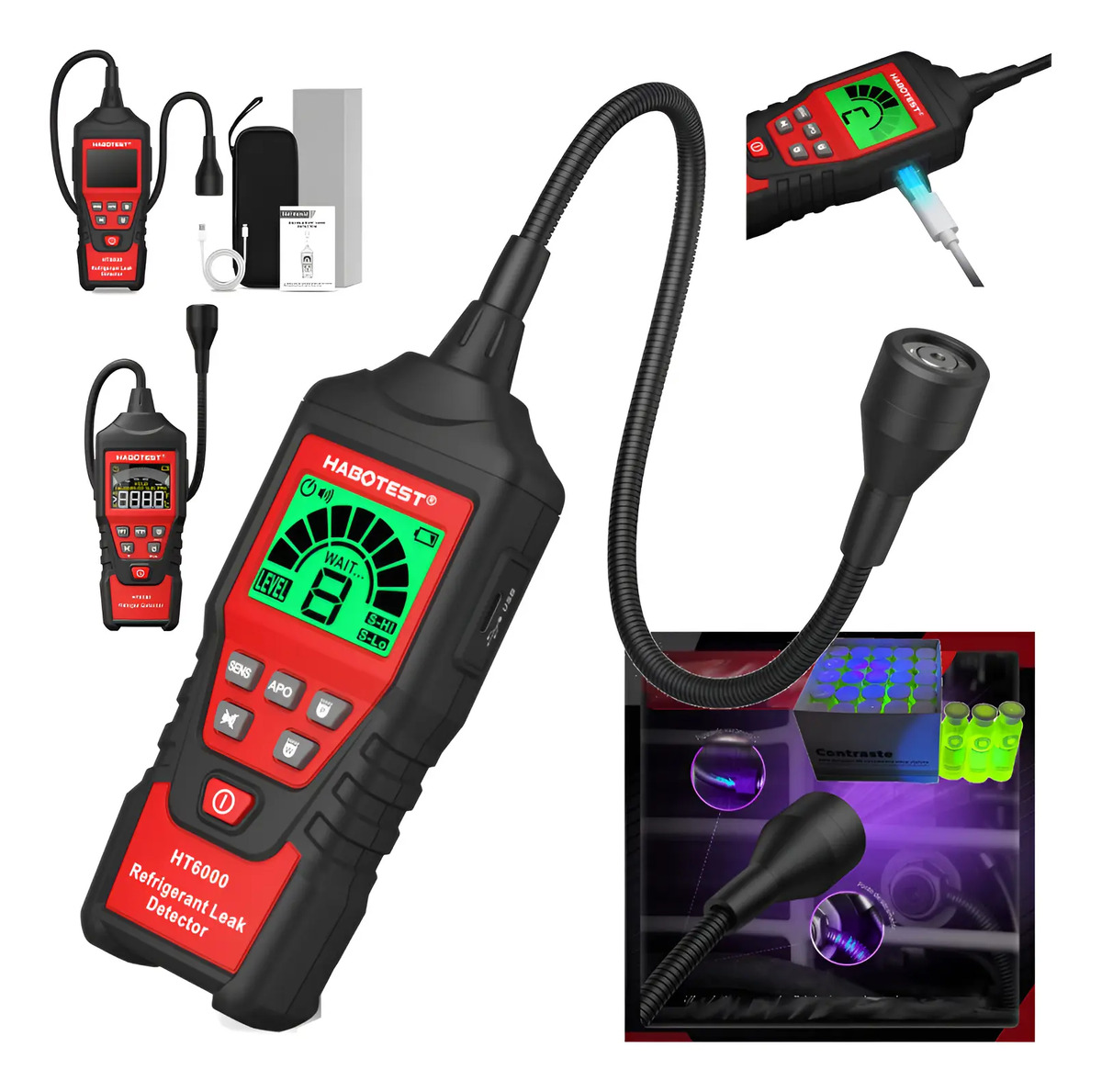 Habotest Detector Vazamento Gas Ar Condicionado Refrigerante