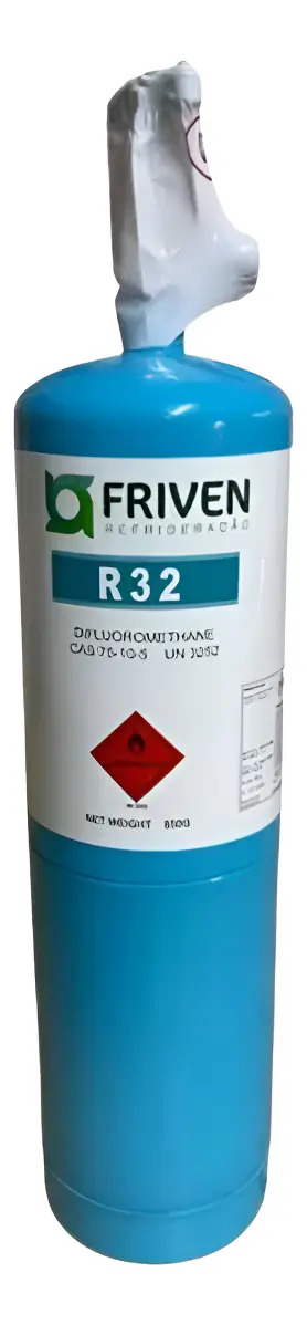 Lata Fluído Refrigerante R32 650g Friven C/ Registro