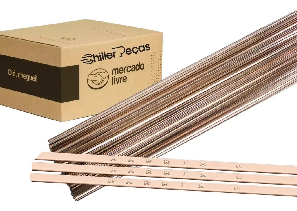 Kit 5 Varetas Solda Foscoper Harris 0 - Fg 1.40 X 3.00 X 500