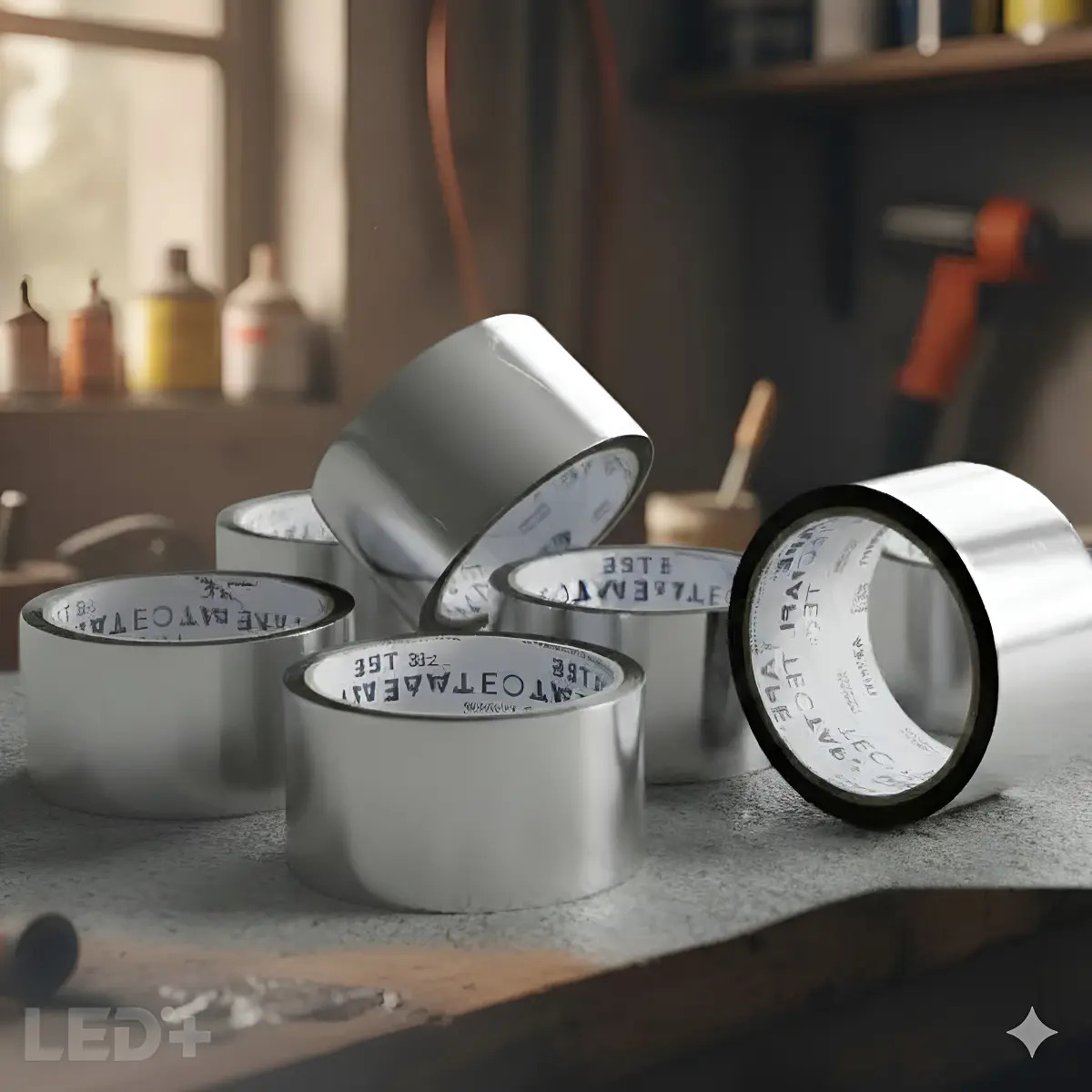 Kit 6 Fitas Aluminizada Instalação Dutos Ar Condicionado