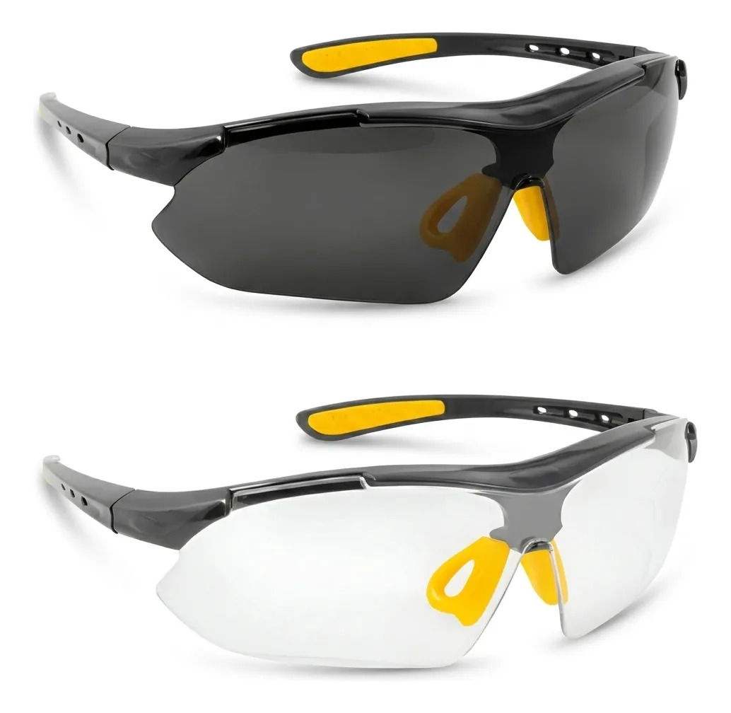 2 Oculos Proteção Anti Risco Epi Trabalho E Lazer Esportivo