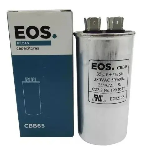 Capacitor Partida 35 Uf 380 V Ac Condicionador De Ar Split