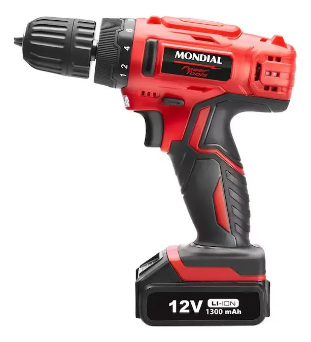 Parafusadeira E Furadeira Mondial Power Tools Fpf-06m