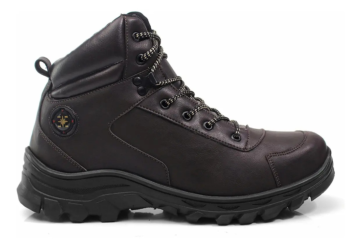 Bota Coturno Masculina Adventure Engenheiro Macia Segurança