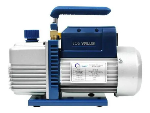 Bomba de Vácuo Eos Duplo Estágio 6CFM Bivolt para Refrigeração e HVAC