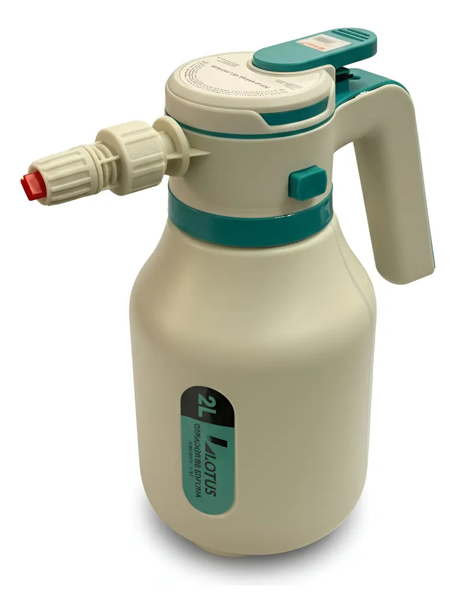 Gerador de Espuma a Bateria 2L Lotus 7.4V 3 Bar Lavagem Automotiva