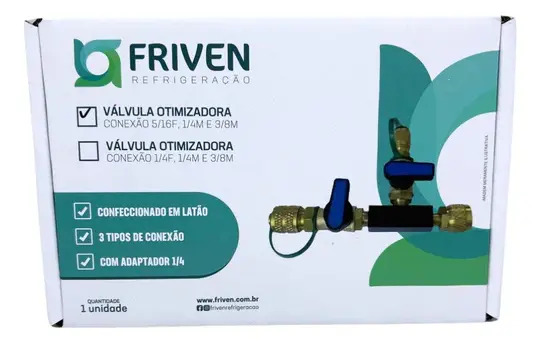 Valvula Otimizadora 5/16f X 1/4m X 3/8m C/ Adapt 1/4