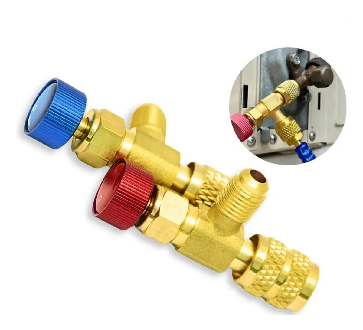 2 Válvula Acionadora Controle Fluido Ar Condicionado R22 R410