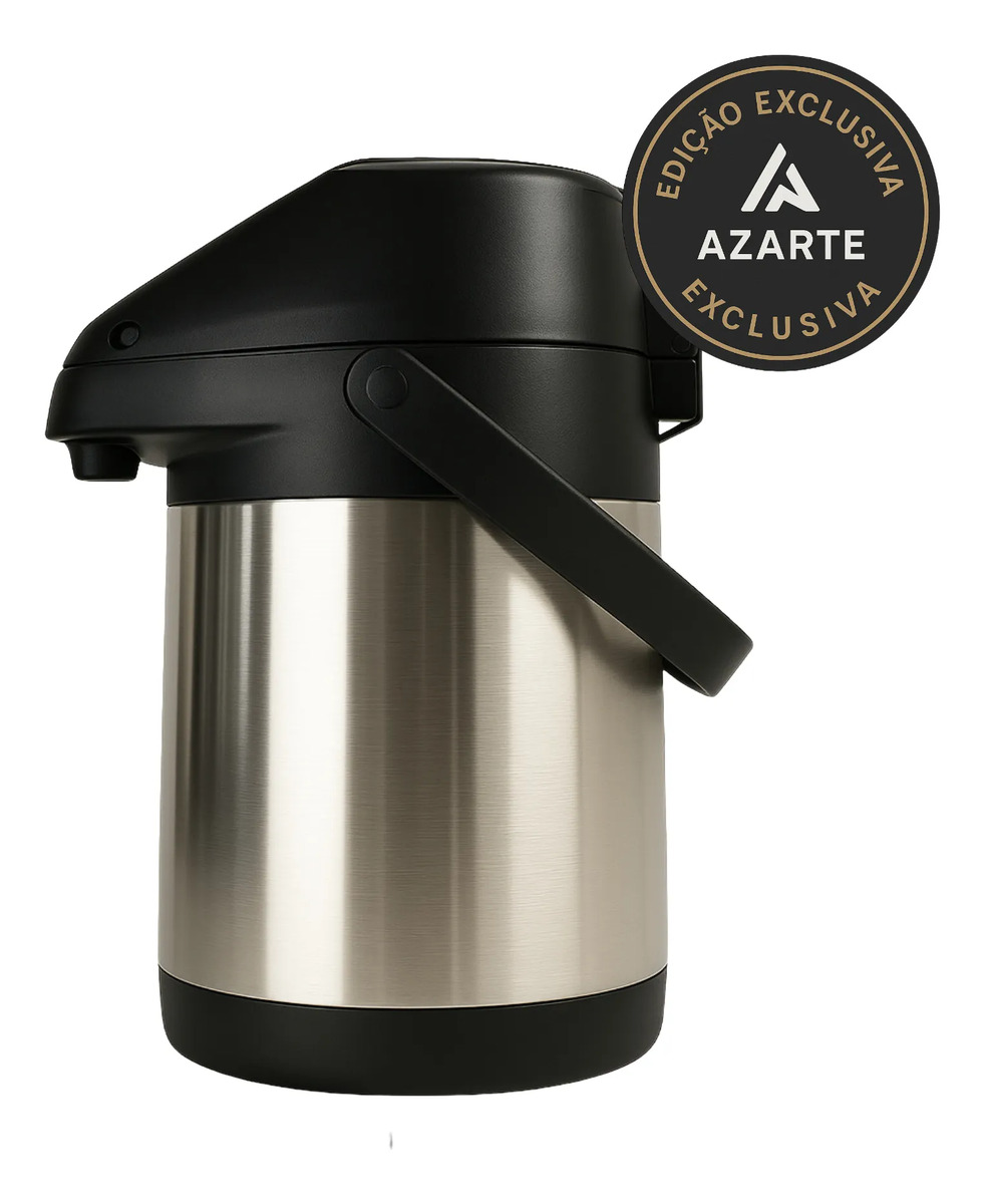 Garrafa Térmica Azarte Inox 2,5l Tereré - 24h Frio