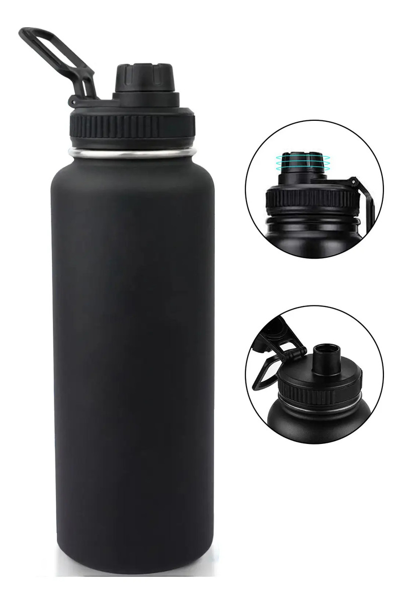 1200ml Garrafa Térmica Isolada A Vácuo Água Gelada E Café