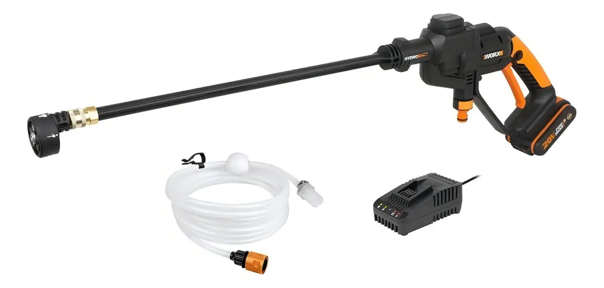 Lavadora De Alta Pressão 20v Com Bateria E Carregador Worx