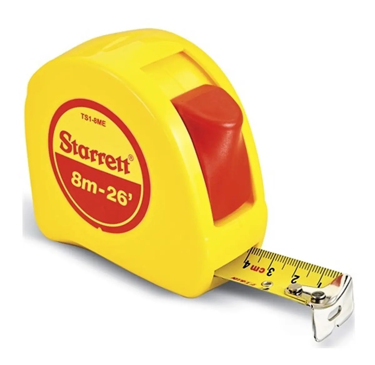 Trena De Aço Com Trava 8 Metros Sts1-8me - Starrett polegadas