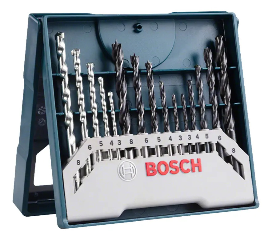 Jogo De Brocas Bits E Acessórios 15 Peças X-line - Bosch