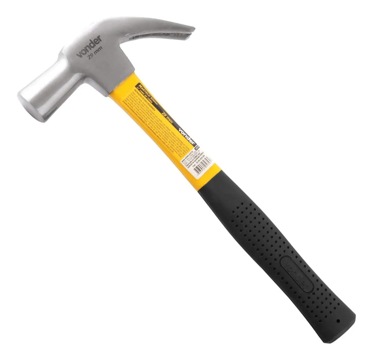 Martelo De Unha 29 Mm Com Cabo De Fibra - Vonder