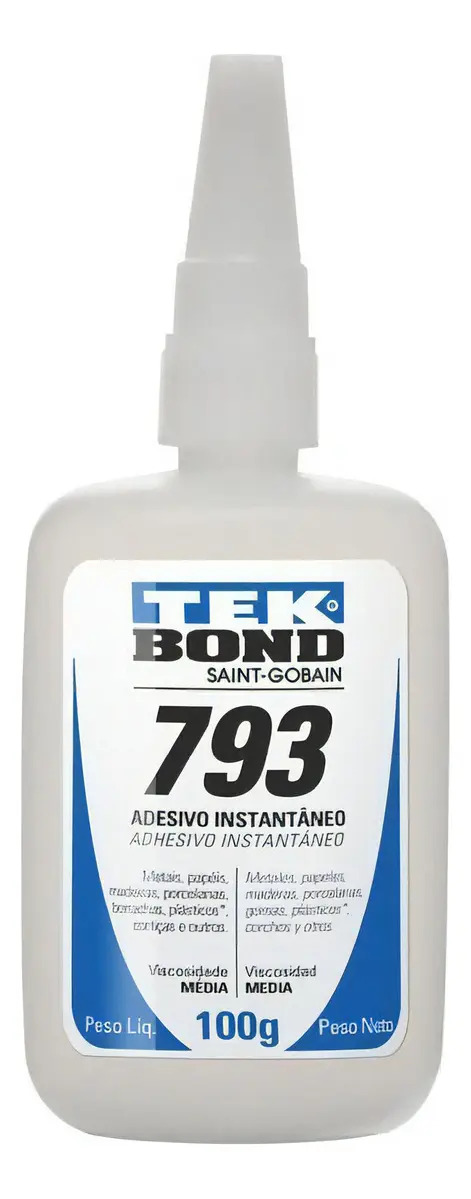 Cola Adesivo Instantâneo 793 De 100 Gramas (tekbond) Bico A Cor Água