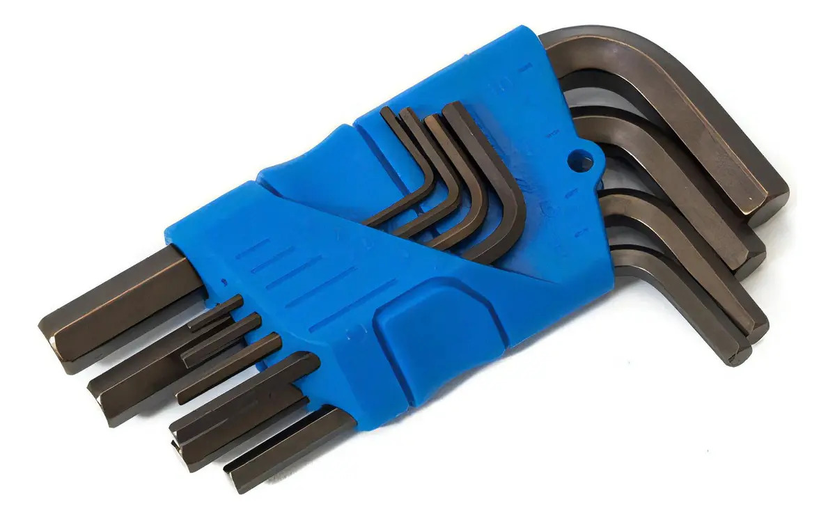 Conjunto de chaves métricas L Allen Gedore de 2 a 10 mm e 8 peças