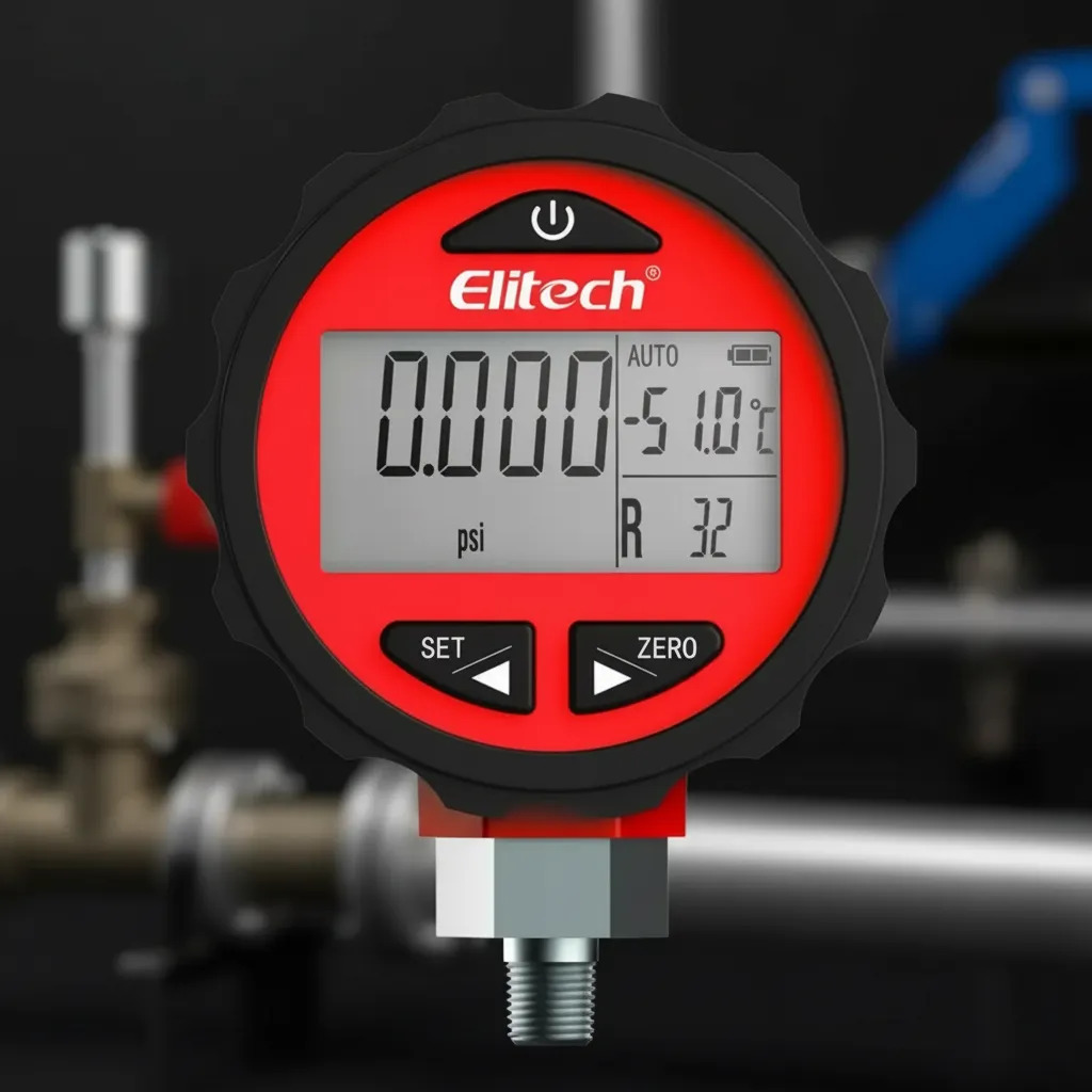 Manômetro Digital 800 Psi 87 Gases Pg-30 Pro Red
