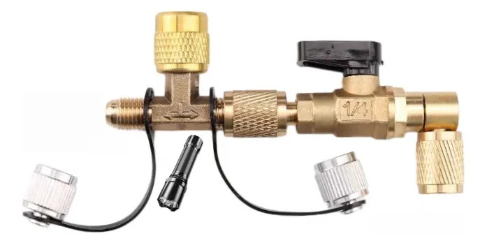 Acessórios Para Vacuômetro Digital: Conector Em T E Válvula