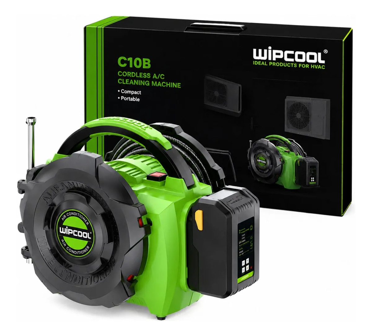 Bomba De Limpeza Ar Condicionado A Bateria C10b - Wipcool