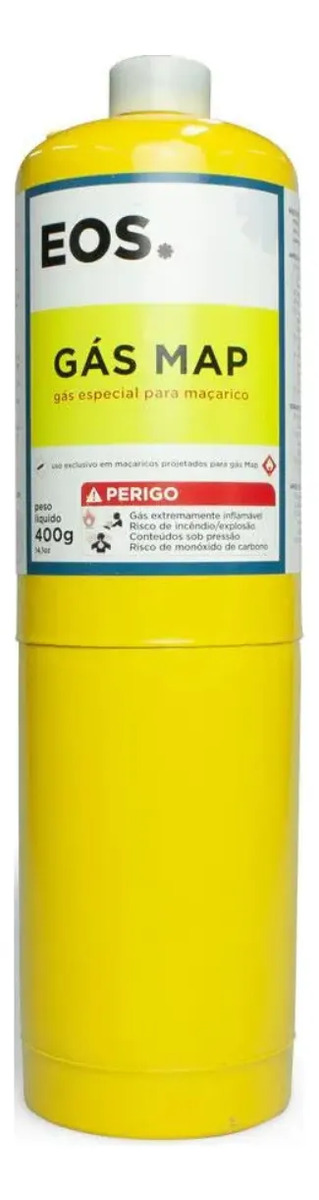 Gás Refil Map Eos Profissional Para Maçaricos Com 400g