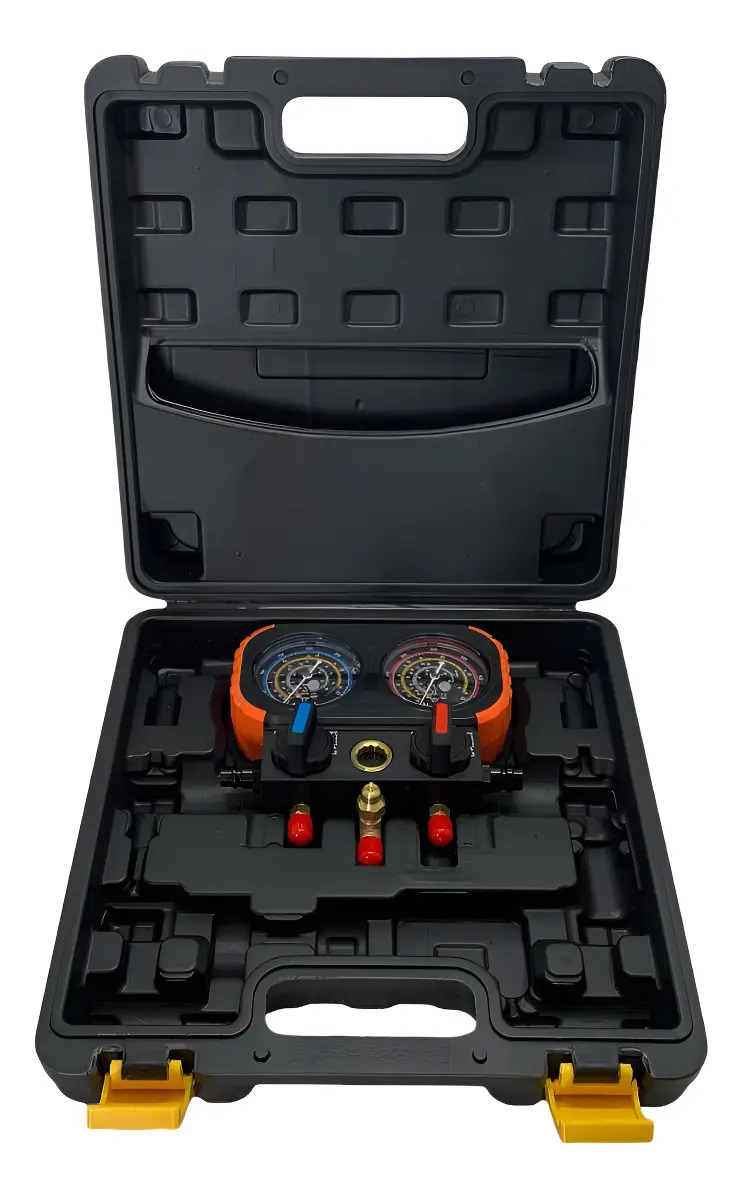 Manifold 2 Vias Premium Sem Mangueiras Ar Condicionado Suryha