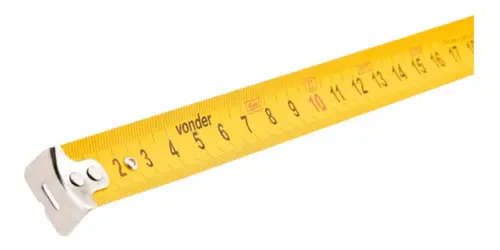 Trena de aço Vonder — 5 m x 19 mm