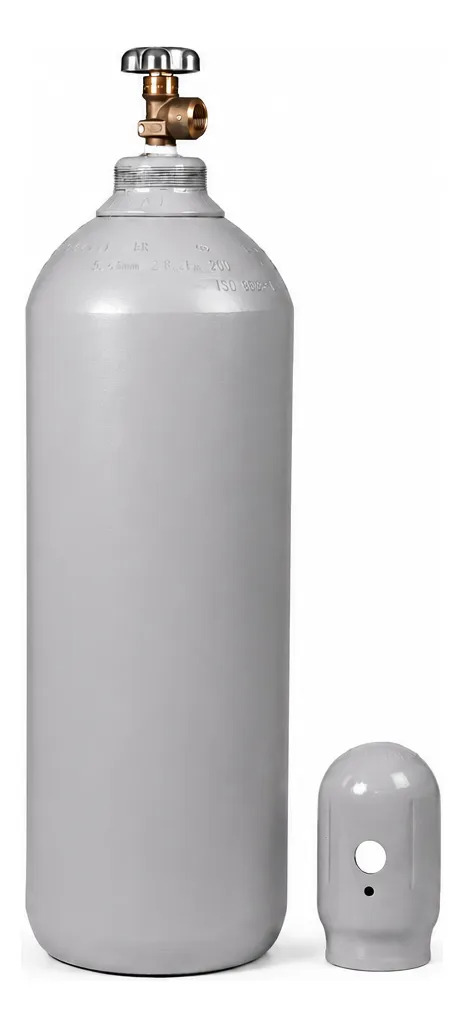 Cilindro de nitrogênio vazio — 20 L / 3 m³