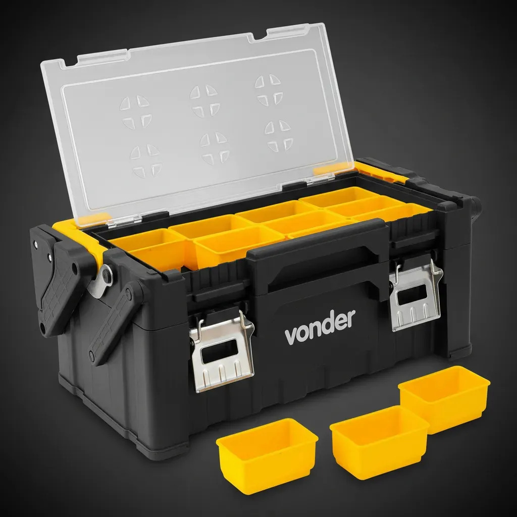 Organizador plástico Vonder OPV0800 para ferramentas
