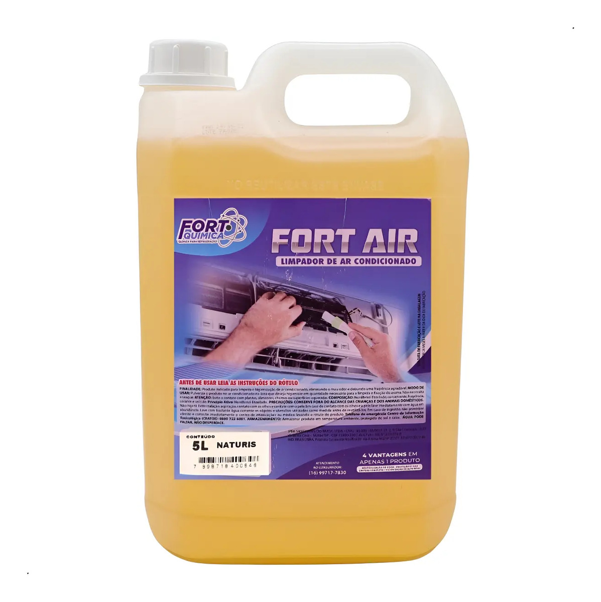 Bactericida aromatizador para ar-condicionado split 5 L