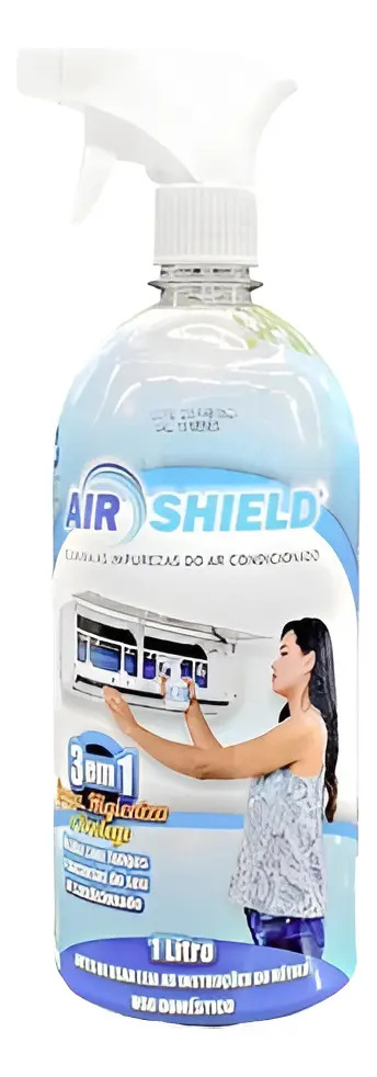 Air Shield Limpeza Ar Condicionado 1 Litro Com Gatilho Spray