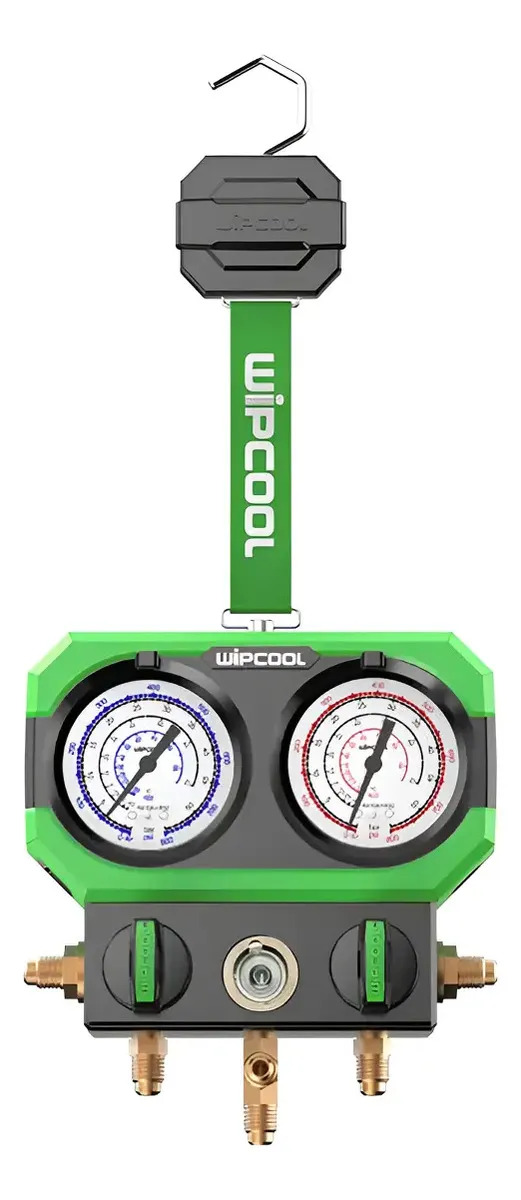 Manifold analógico Wipcool MG68-2 R22/R410A/R32/R404A/R407