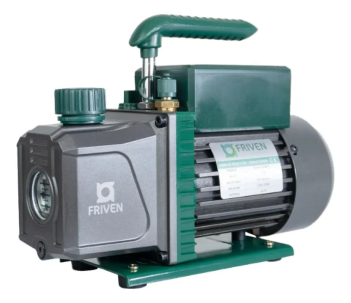 Bomba de vácuo Friven 3 CFM monoestágio 1/4 HP bivolt