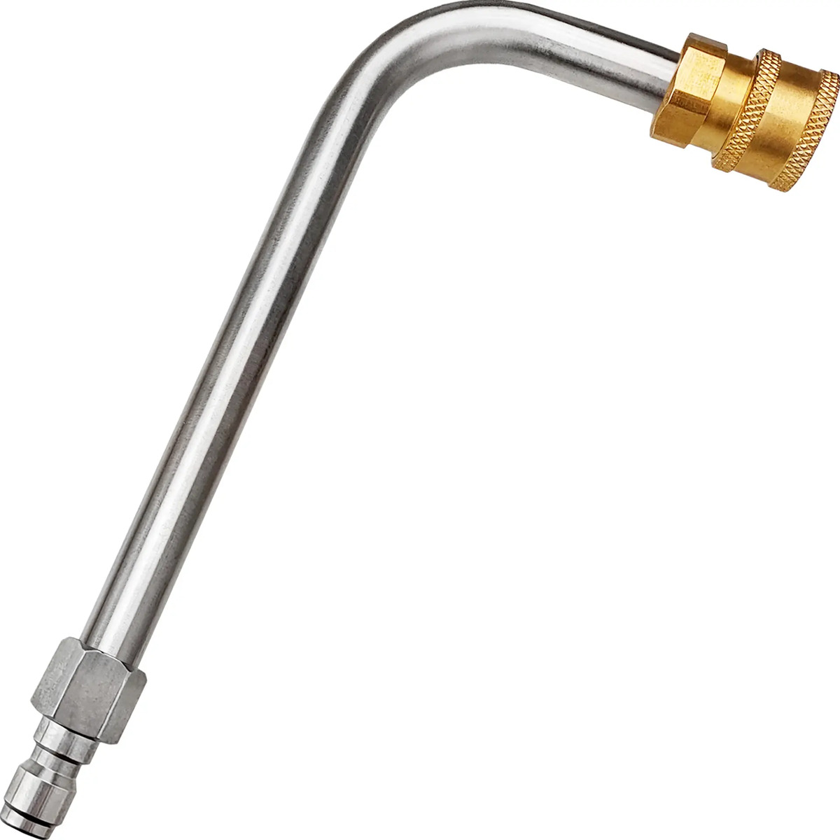 Tubeira extensora curva 90° 20 cm com engate rápido