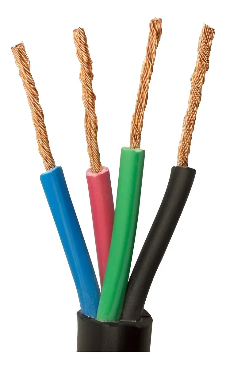 Cabo flexível PP 4 x 1,5 mm rolo de 30 m
