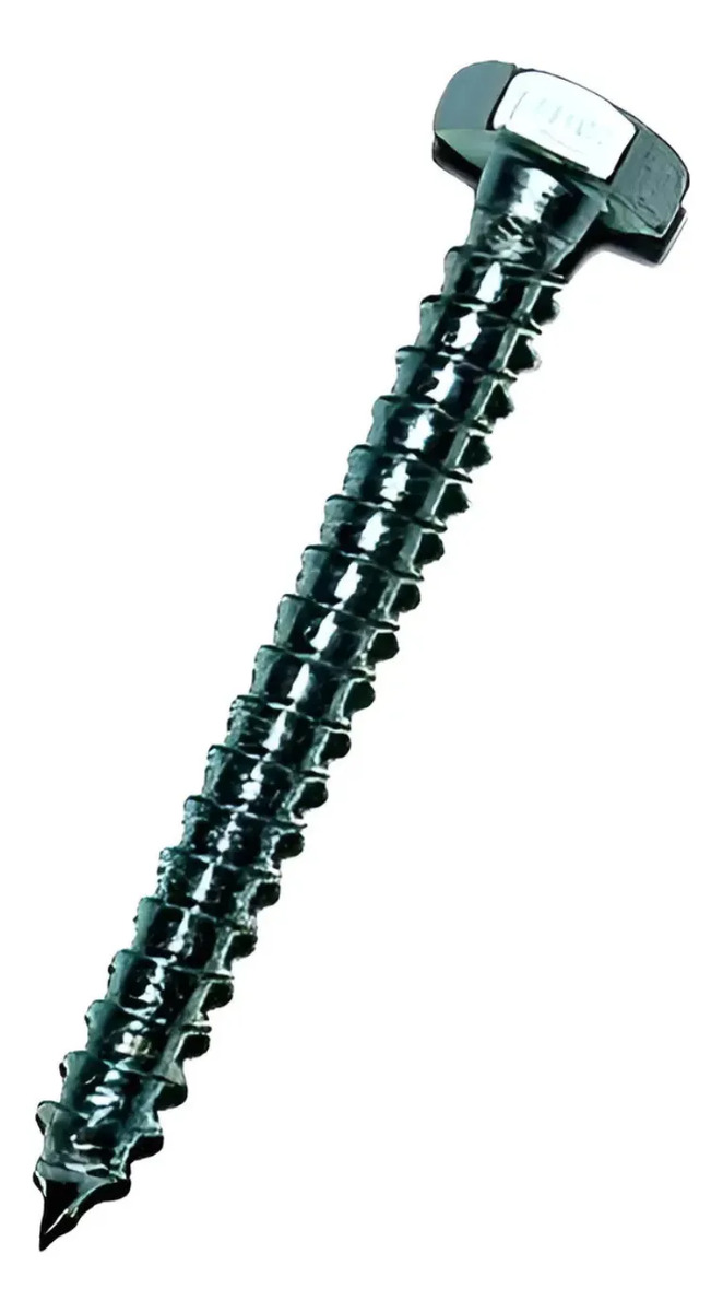 Parafusos Sextavados Rosca Soberba 1/4" x 60mm — 100 Peças
