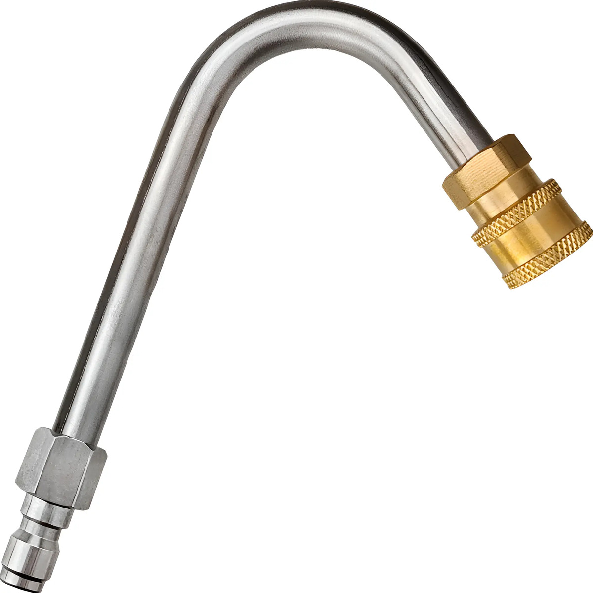 Tubeira Extensora Curva 135° com Engate Rápido — 20cm